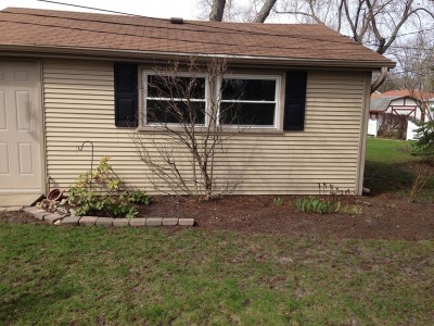 Before   Arlington Heights Backyard Landscaping 