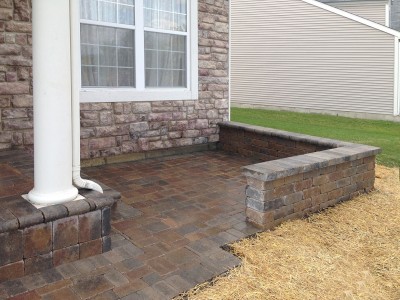 Front Entrance Brick-Patio-Closeup
