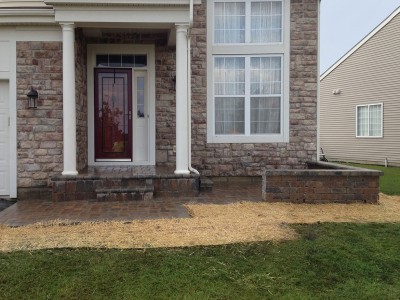Front Entrance Brick-Patio-Entrance-View