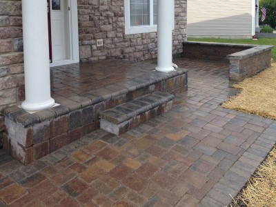 Front Entrance Brick-Patio