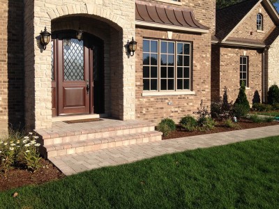 Brussell Block Paver Front Entrance 