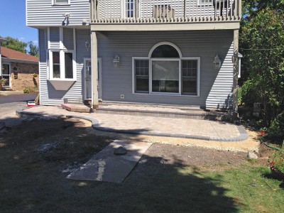 Unilock Hollandstone   Paver Patio and Stoop in Arlington Heights Unilock Hollandstone Paver Patio Stoop