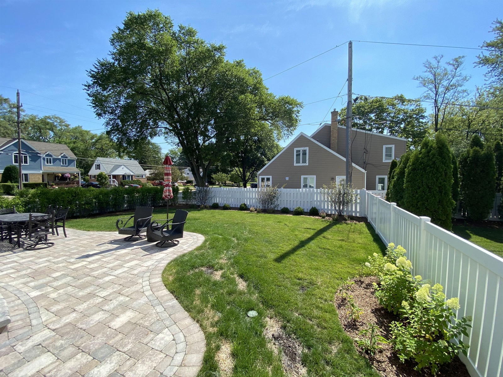 Paver Patio and Landscape Installation 