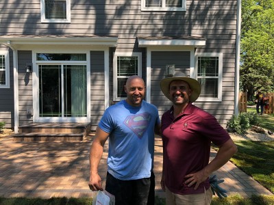 Happy customer with A Garden Guy Inc. 