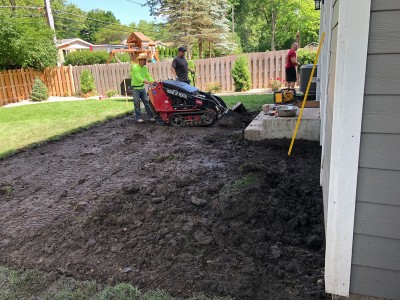 Playing with Hardscaping toys 